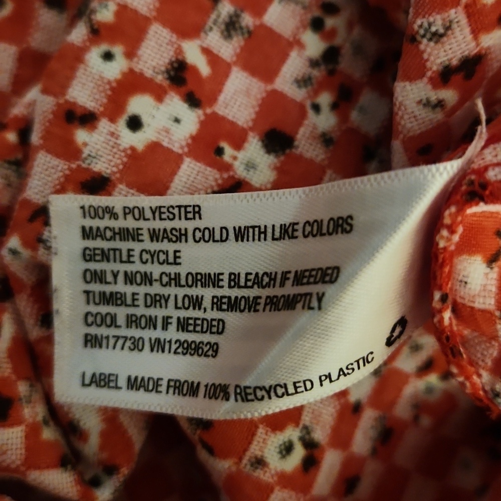 Wild Fable Spring Red Floral Mini Dress - Picture 8 of 8